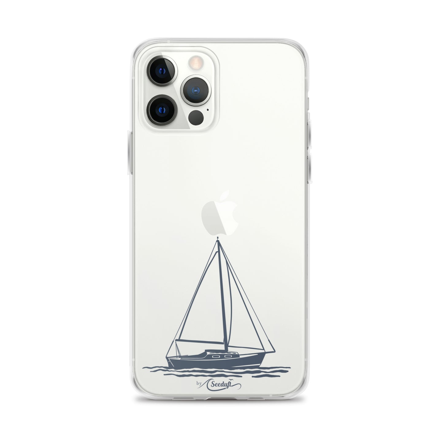 iPhone-Hülle Segelboot im Naturdesign für helle Handys