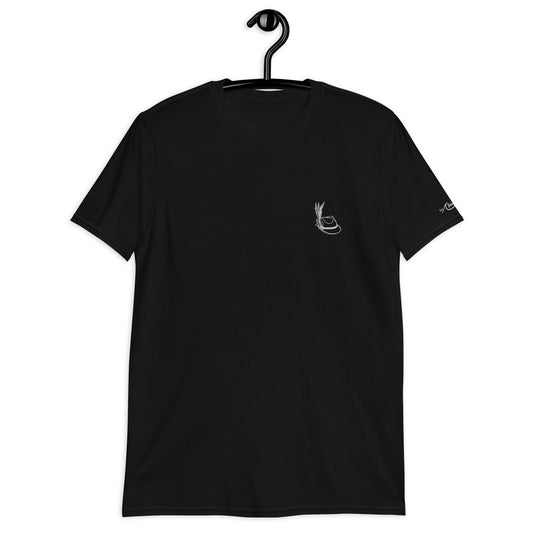 Kurzärmeliges Unisex-T-Shirt mit Trachtenhut